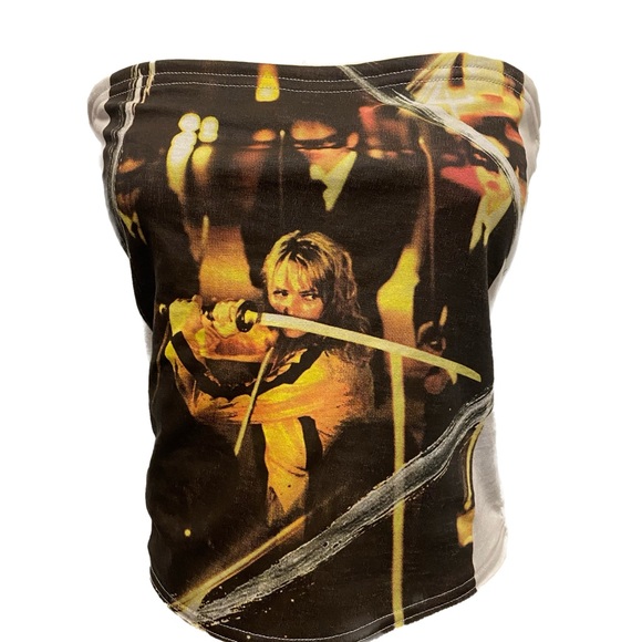 Kill Bill Uma Thurman Custom Tube Top Size Medium - Picture 1 of 1